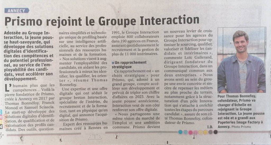 Article Presse Dauphiné
