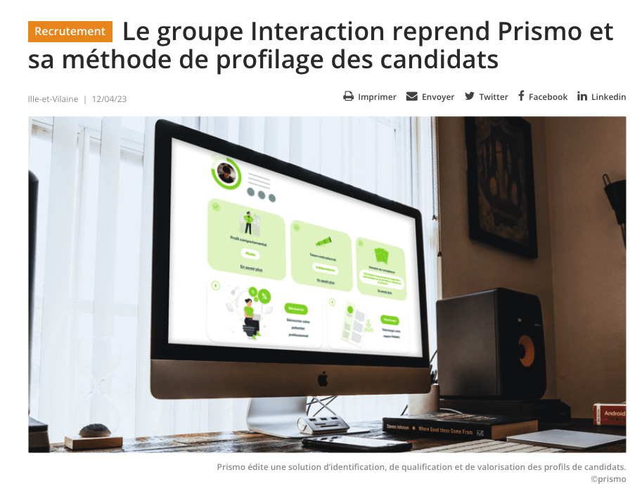 PRISMO x Agence API