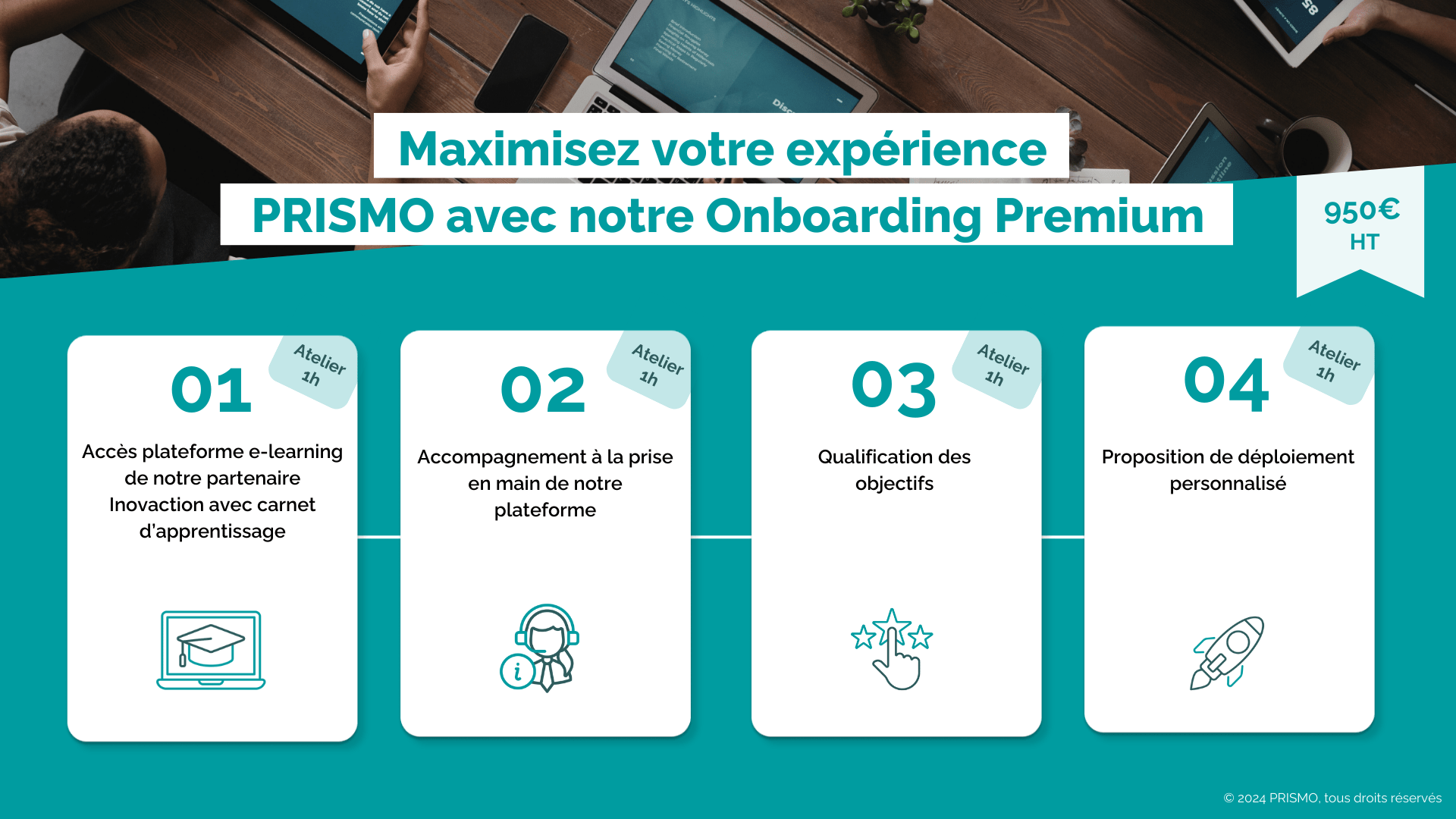 maximiser votre expérience avec l'onboarding premium prismo